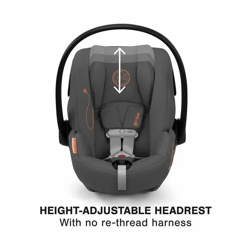 Cybex - Cloud G Lux SensorSafe Comfort Extend Infant Car Seat Lava Grey Image 2