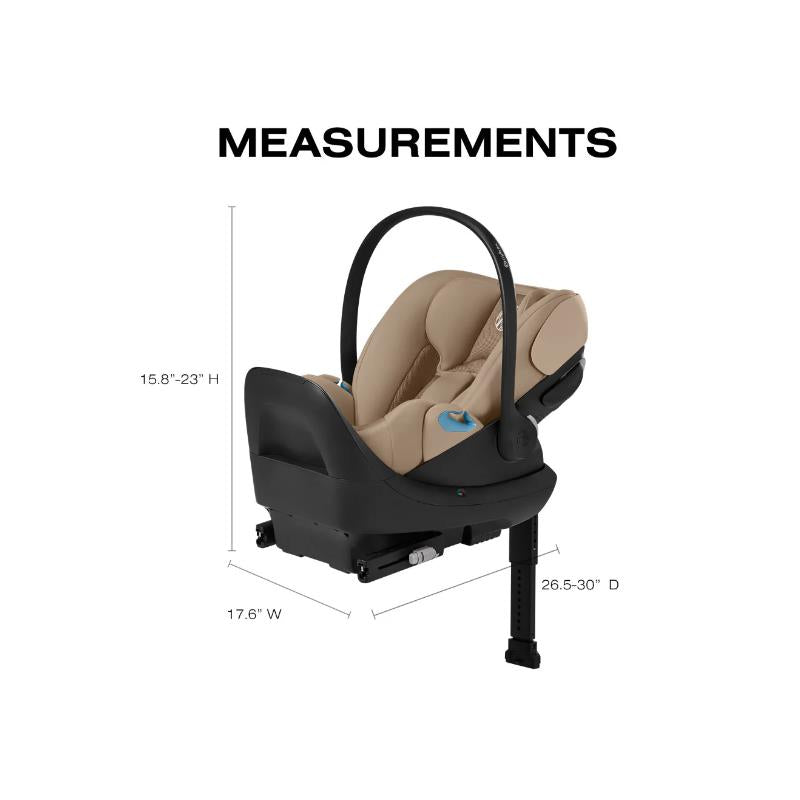 Cybex - Cloud G Pro Comfort Extend Infant Car Seat, Almond Beige Image 7