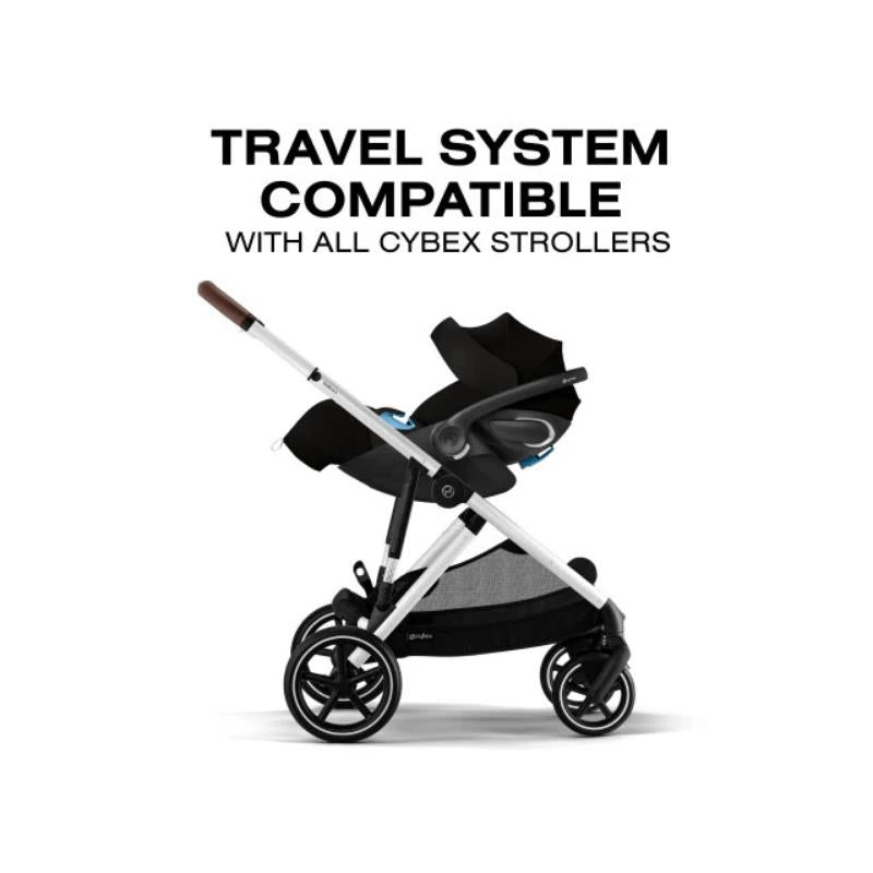 Cybex - Cloud G Pro Comfort Extend Infant Car Seat, Moon Black Image 5