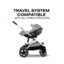 Cybex Cloud G Pro Comfort Extend Infant Car Seat, Stormy Blue Image 4