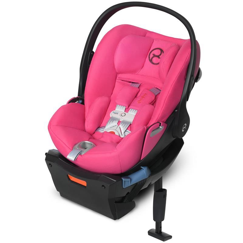 Cybex - Cloud Q SensorSafe Reclining Infant Car Seat, Passion Pink Image 1