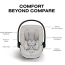 Cybex Cloud T Comfort Extend Infant Car Seat With Sensorsafe, City Grey Image 4