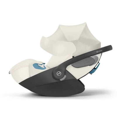 Cybex Cloud T Comfort Extend Infant Car Seat With Sensorsafe, Off White Image 1