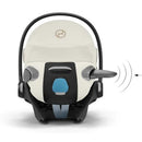 Cybex Cloud T Comfort Extend Infant Car Seat With Sensorsafe, Off White Image 7