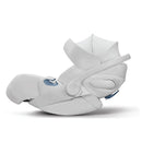Cybex Cloud T Comfort Extend Infant Car Seat with SensorSafe, Urban Mobility White