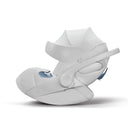 Cybex Cloud T Comfort Extend Infant Car Seat with SensorSafe, Urban Mobility White