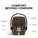 Cybex Cloud T SensorSafe Infant Car Seat, Coconut Brown Image 5