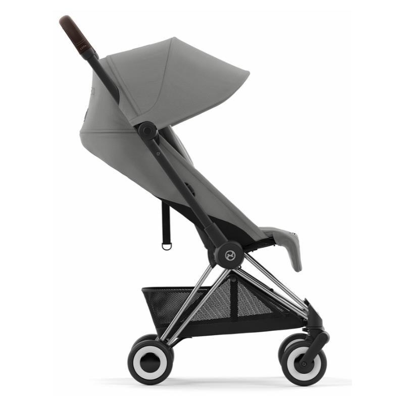 Cybex - Coya Compact Stroller, Chrome/Dark Brown/Mirage Grey Image 3