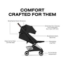 Cybex Coya Stroller Chrome Frame/Sepia Black Image 3