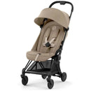 Cybex - Coya Compact Stroller, Matte Black/Cozy Beige Image 1