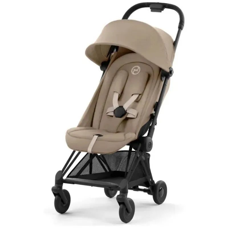 Cybex - Coya Compact Stroller, Matte Black/Cozy Beige Image 1