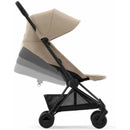 Cybex - Coya Compact Stroller, Matte Black/Cozy Beige Image 4