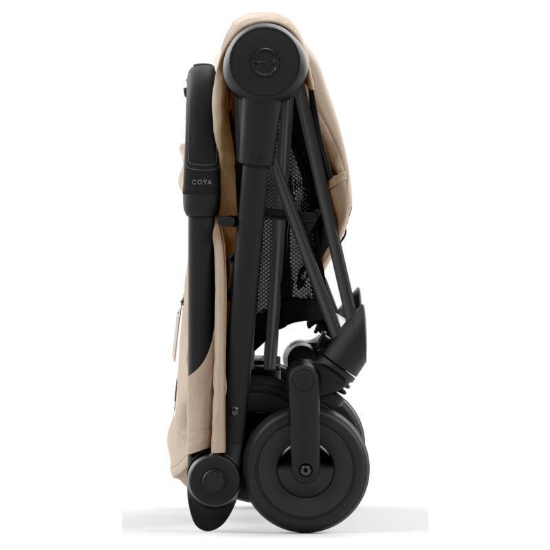 Cybex - Coya Compact Stroller, Matte Black/Cozy Beige Image 6
