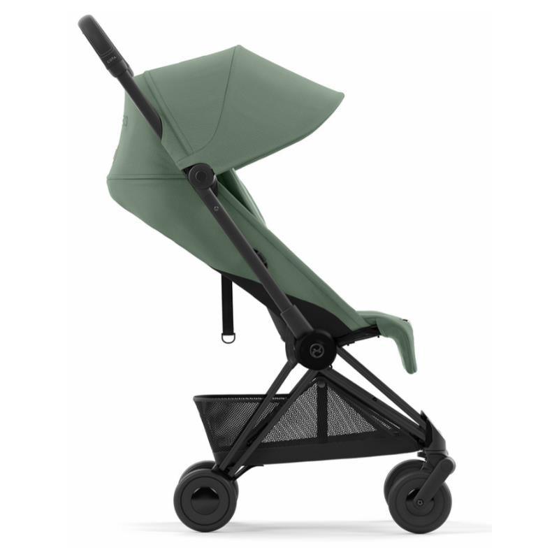 Cybex - Coya Compact Stroller, Matte Black/Leaf Green Image 3