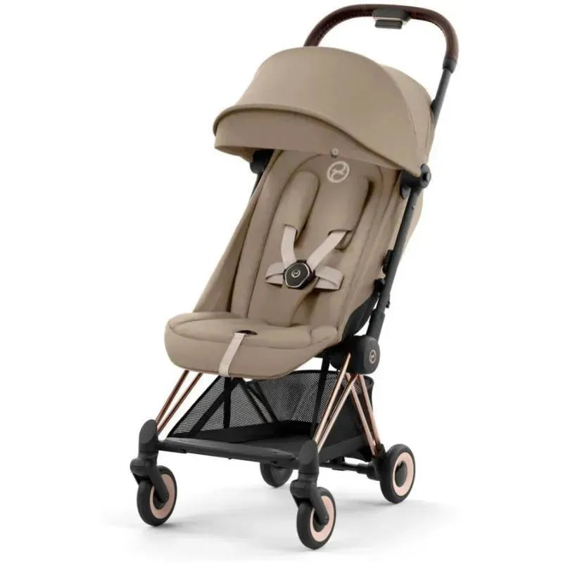 Cybex - Coya Compact Stroller, Rose Gold/Cozy Beige Image 1