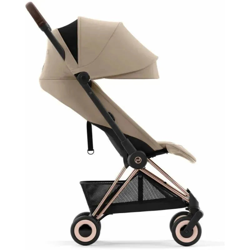 Cybex - Coya Compact Stroller, Rose Gold/Cozy Beige Image 3