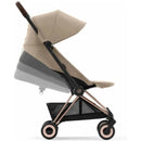 Cybex - Coya Compact Stroller, Rose Gold/Cozy Beige Image 4