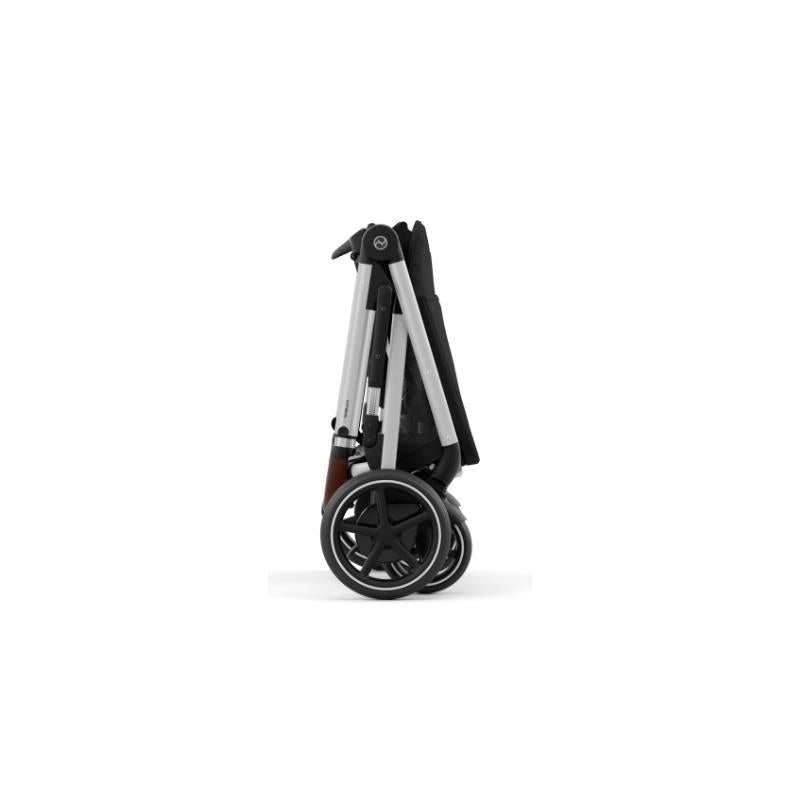 Cybex - Egazelle S Single-to-Double Stroller, Black Frame/Moon Black Image 4