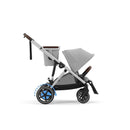Cybex - Egazelle S Single-to-Double Stroller, Silver Frame With Stone Grey Seat Image 6