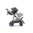 Cybex - Egazelle S Single-to-Double Stroller, Silver Frame With Stone Grey Seat Image 10