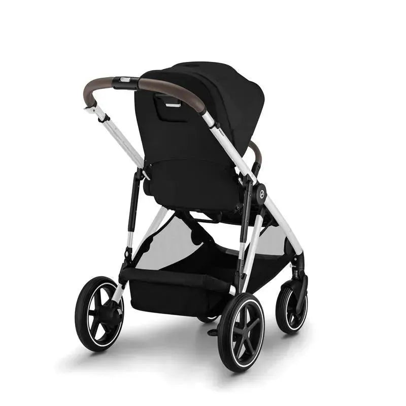 Cybex - Gazelle S 2 Single-to-Double Stroller, Silver Frame/Moon Black Image 7