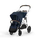 Cybex - Gazelle S 2 Single-to-Double Stroller, Silver Frame/Ocean Blue Image 8