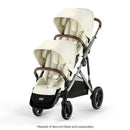 Cybex - Gazelle S 2 Single-to-Double Stroller, Taupe Frame/Seashell Beige Image 10