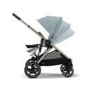 Cybex - Gazelle S 2 Double Stroller Bundle, Sky Blue/Silver Frame Image 6