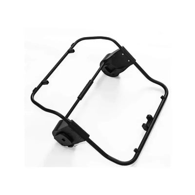 Cybex Gold Gazelle S stroller car seat adapter, featuring a black metal frame with attachment points for car seats.