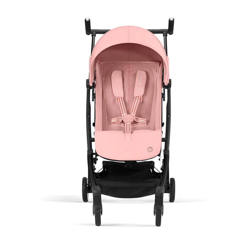 Cybex - Libelle 2 Stroller, Black Frame with Candy Pink Seat Image 4