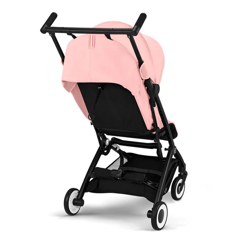 Cybex - Libelle 2 Stroller, Black Frame with Candy Pink Seat Image 7