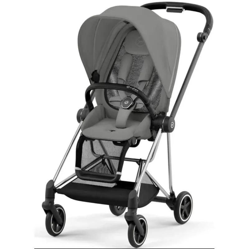 Cybex - Mios 3, Chrome/Black Frame + Mirage Grey Seat Pack Image 5