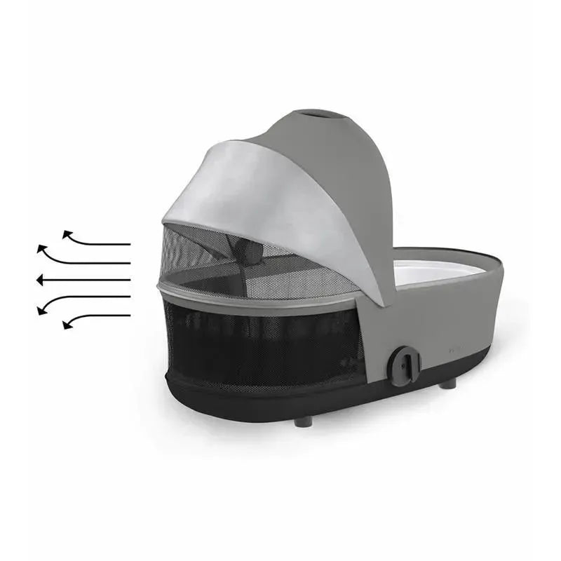 Cybex - Priam 4/EPriam 2 Lux Carry Cot, Soho Grey Image 2