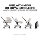 Cybex Mios/Coya Fold Lux Carry Cot Style Collection, City Grey Image 7