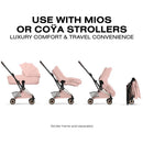 Cybex Mios/Coya Fold Lux Carry Cot Style Collection, Peach Pink  Image 7