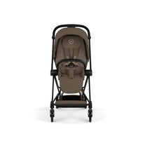 Cybex Mios Stroller, Matte Black Frame/Coconut Brown Lux Seat Coconut Brown Image 2