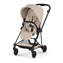 Cybex Mios Stroller, Matte Black Frame/Cozy Beige Lux Seat Image 1