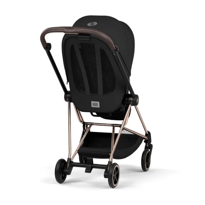 Cybex Mios Stroller, Rose Gold Frame/Sepia Black Lux Seat Image 4