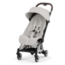 Cybex Platinum Coya Stroller Style Collection, Chrome Frame/City Grey Lux Seat Image 1