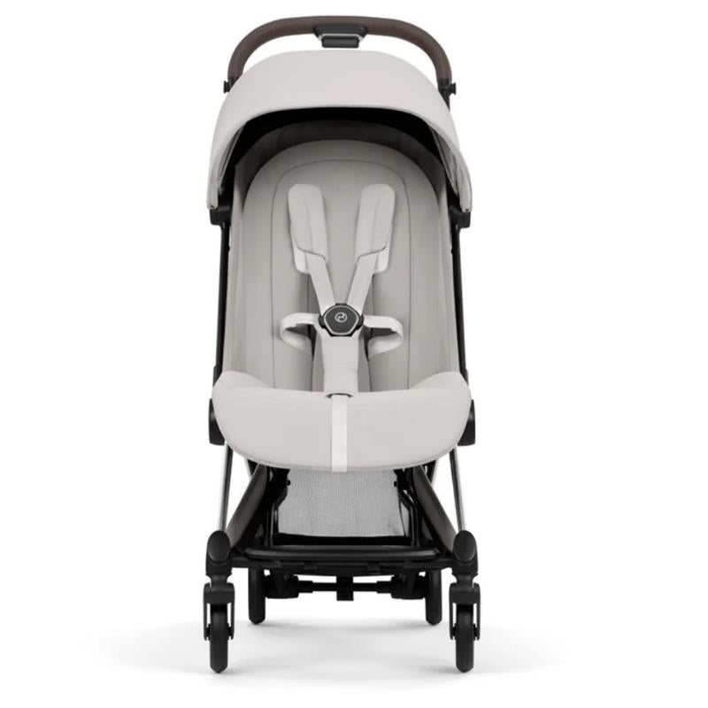 Cybex Platinum Coya Stroller Style Collection, Chrome Frame/City Grey Lux Seat Image 3
