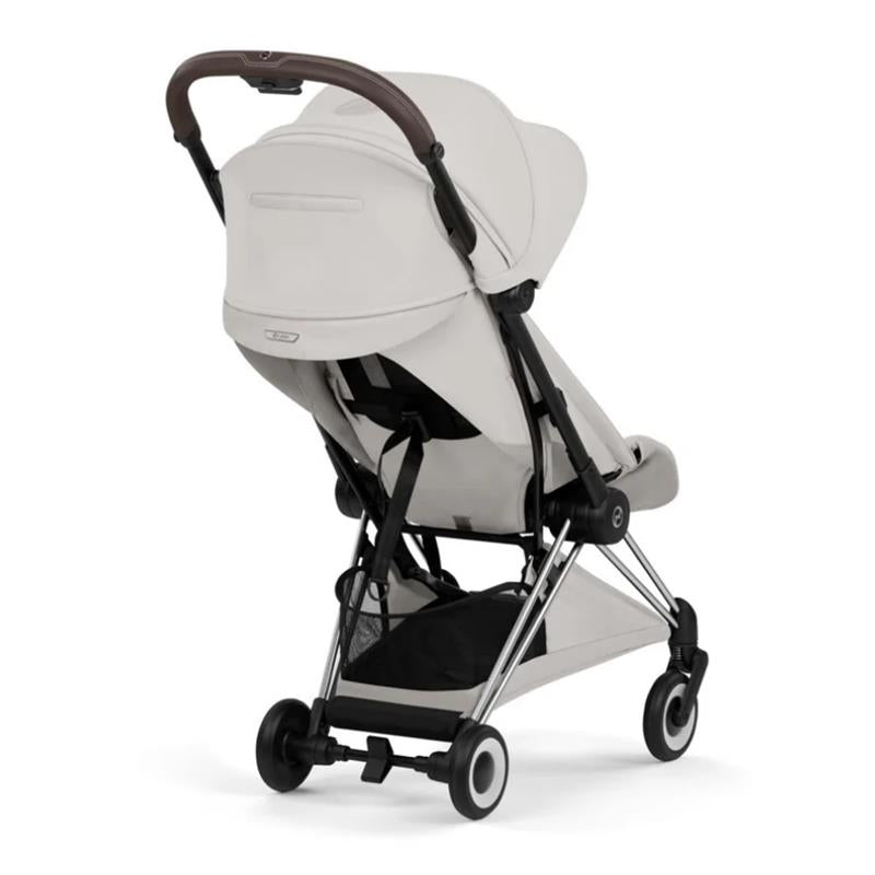 Cybex Platinum Coya Stroller Style Collection, Chrome Frame/City Grey Lux Seat Image 4