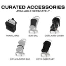 Cybex Platinum Coya Stroller Style Collection, Chrome Frame/Sepia Black Lux Seat Image 8