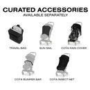 Cybex Platinum Coya Stroller Style Collection, Matte Black Frame/City Grey Lux Seat Image 11