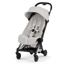 Cybex Platinum Coya Stroller Style Collection, Matte Black Frame/City Grey Lux Seat Image 1
