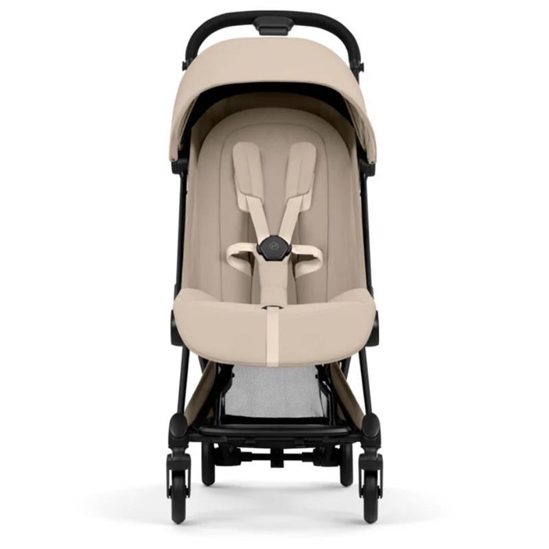 Cybex Platinum Coya Stroller Style Collection, Matte Black Frame/Cozy Beige Lux Seat Image 4