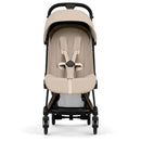 Cybex Platinum Coya Stroller Style Collection, Matte Black Frame/Cozy Beige Lux Seat Image 4