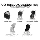 Cybex Platinum Coya Stroller Style Collection, Matte Black Frame/Sage Green Lux Seat Image 10
