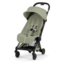 Cybex Platinum Coya Stroller Style Collection, Matte Black Frame/Sage Green Lux Seat Image 1