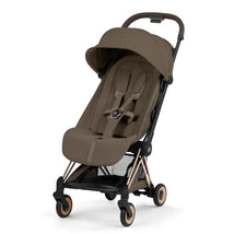 Cybex Platinum Coya Stroller Style Collection, Rose Gold Frame/Coconut Brown Lux Seat Image 1
