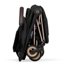 Cybex Platinum Coya Stroller Style Collection, Rose Gold Frame/Sepia Black Lux Seat Image 6
